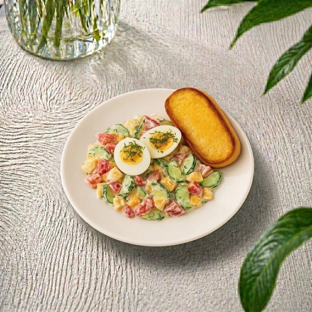 Салат дачный